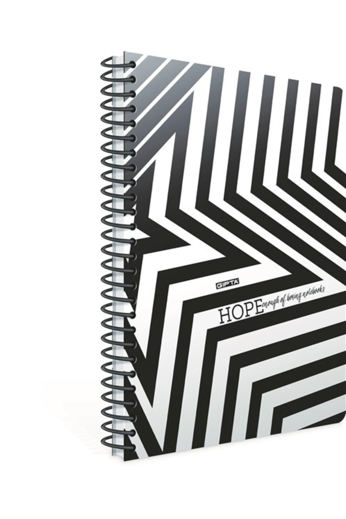 Hope Spiral Ofset Pp Kapaklı Defter (19*26) 80 Yaprak ( Çizgili )