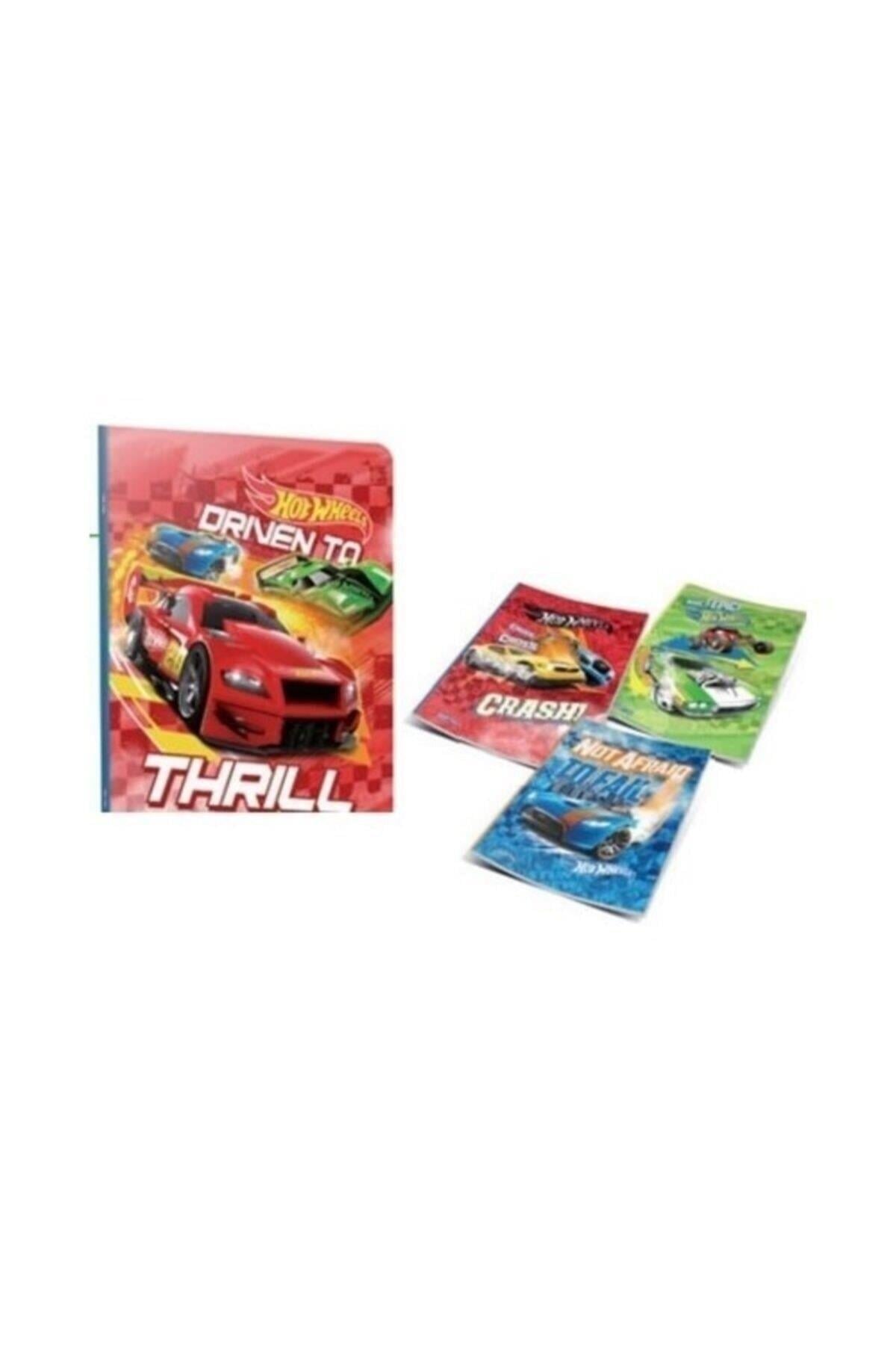Hot Wheels Tel Dikiş (a6) Karton Kapaklı Defter (stand)