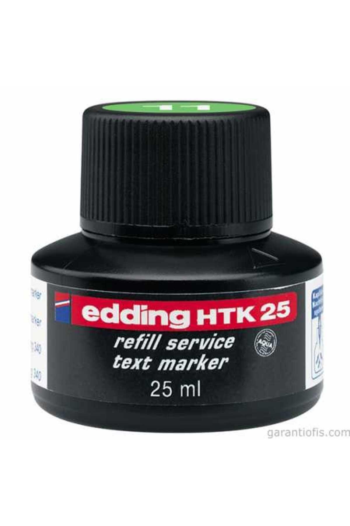 HTK 25 Yeşil Fosforlu Kalem Yedek Mürekkebi