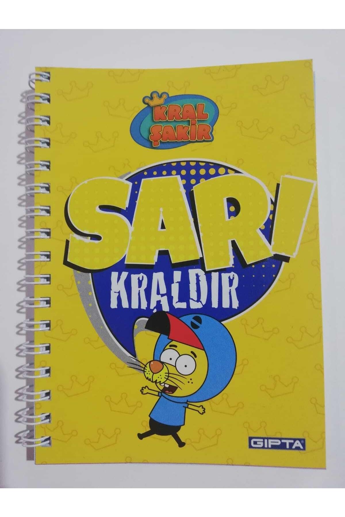 Kral Şakir Sp.a6 (10x15 Cm) Karton Kapak 80 Yaprak Çizgili Not Defteri