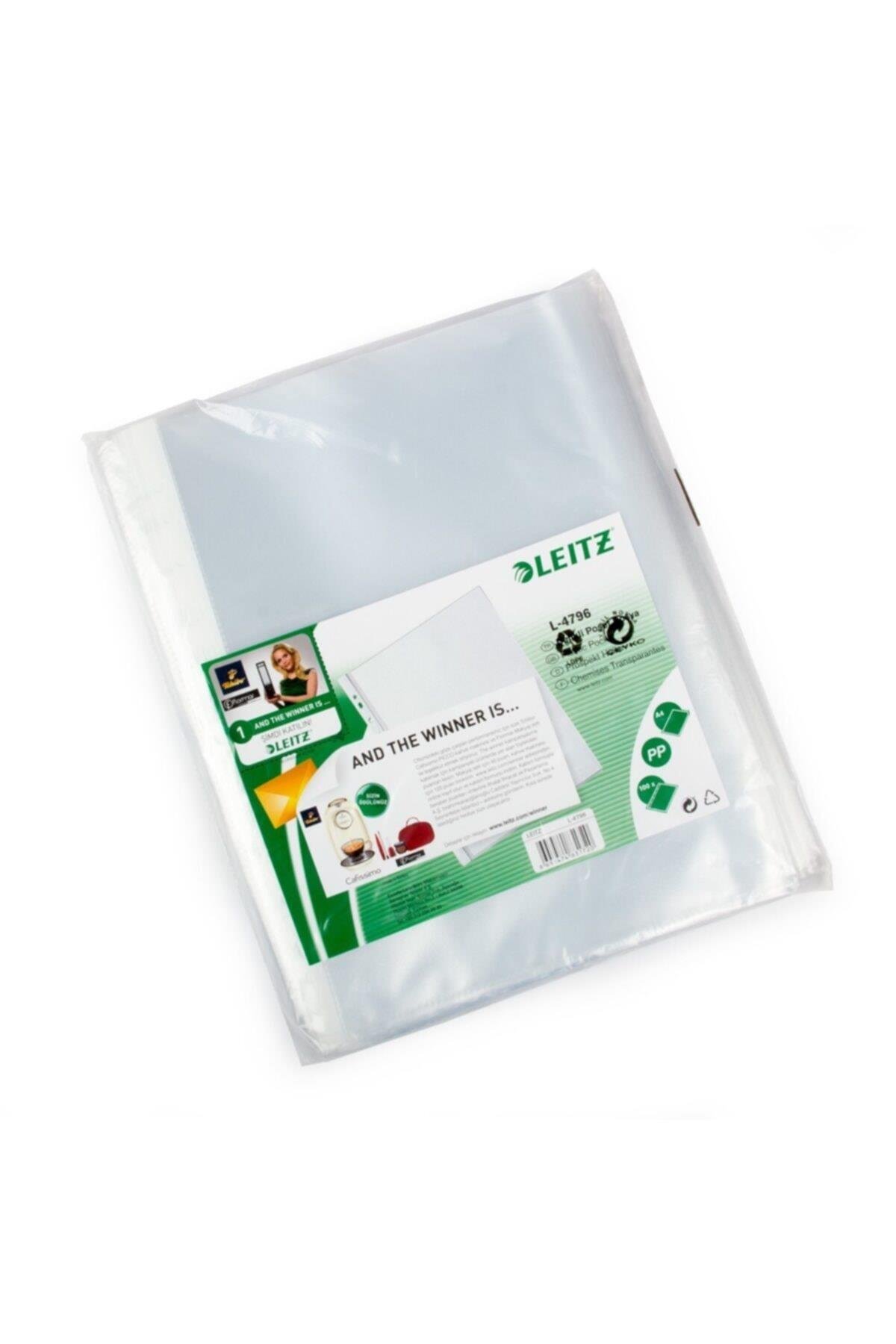 Leıtz 4796 T A4 Delikli Poşet Dosya 100'lük Paket
