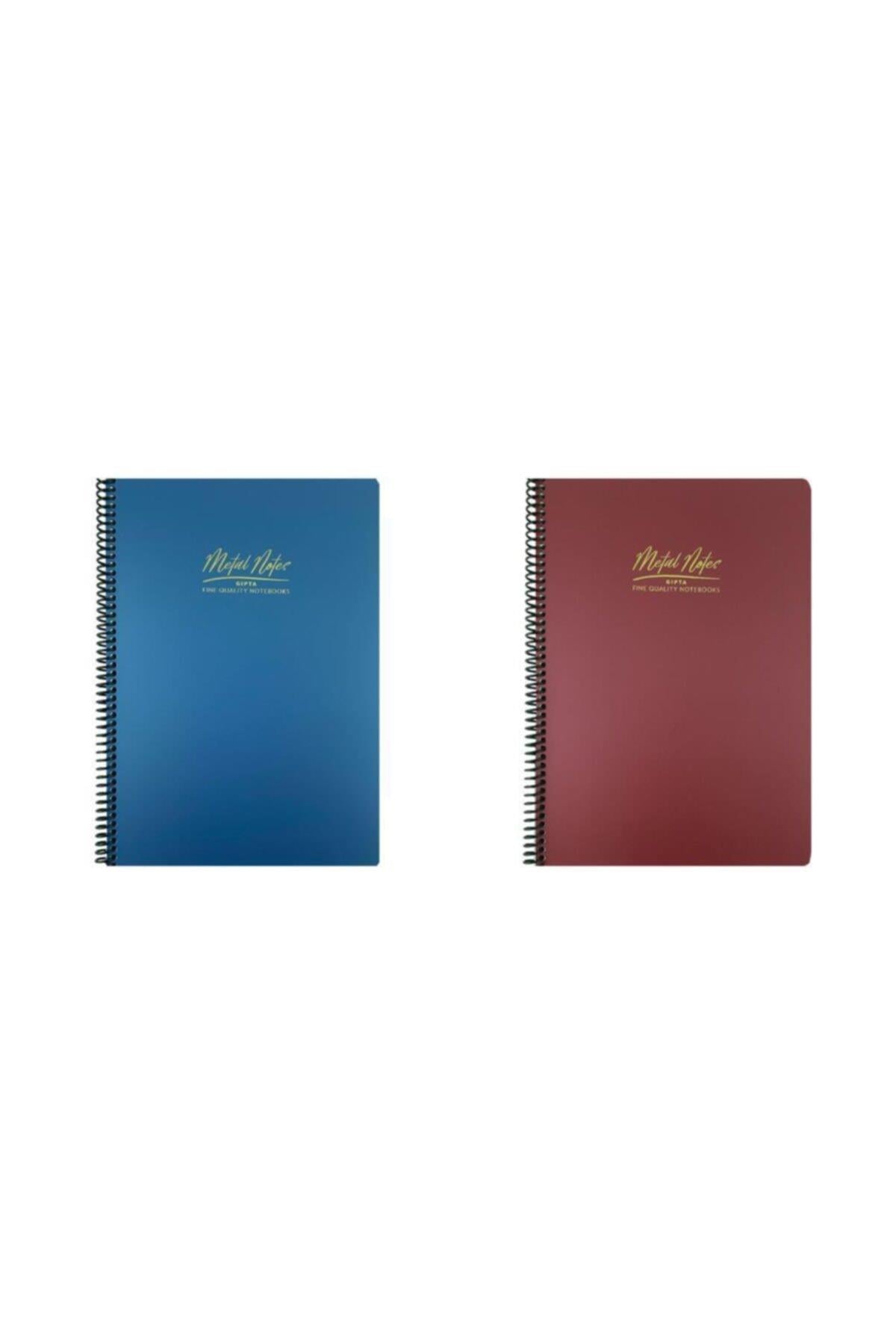 Metal Notes 17 X 24 Spiralli Defter Pp Kapak 80 Yaprak Çizgili 3'lü