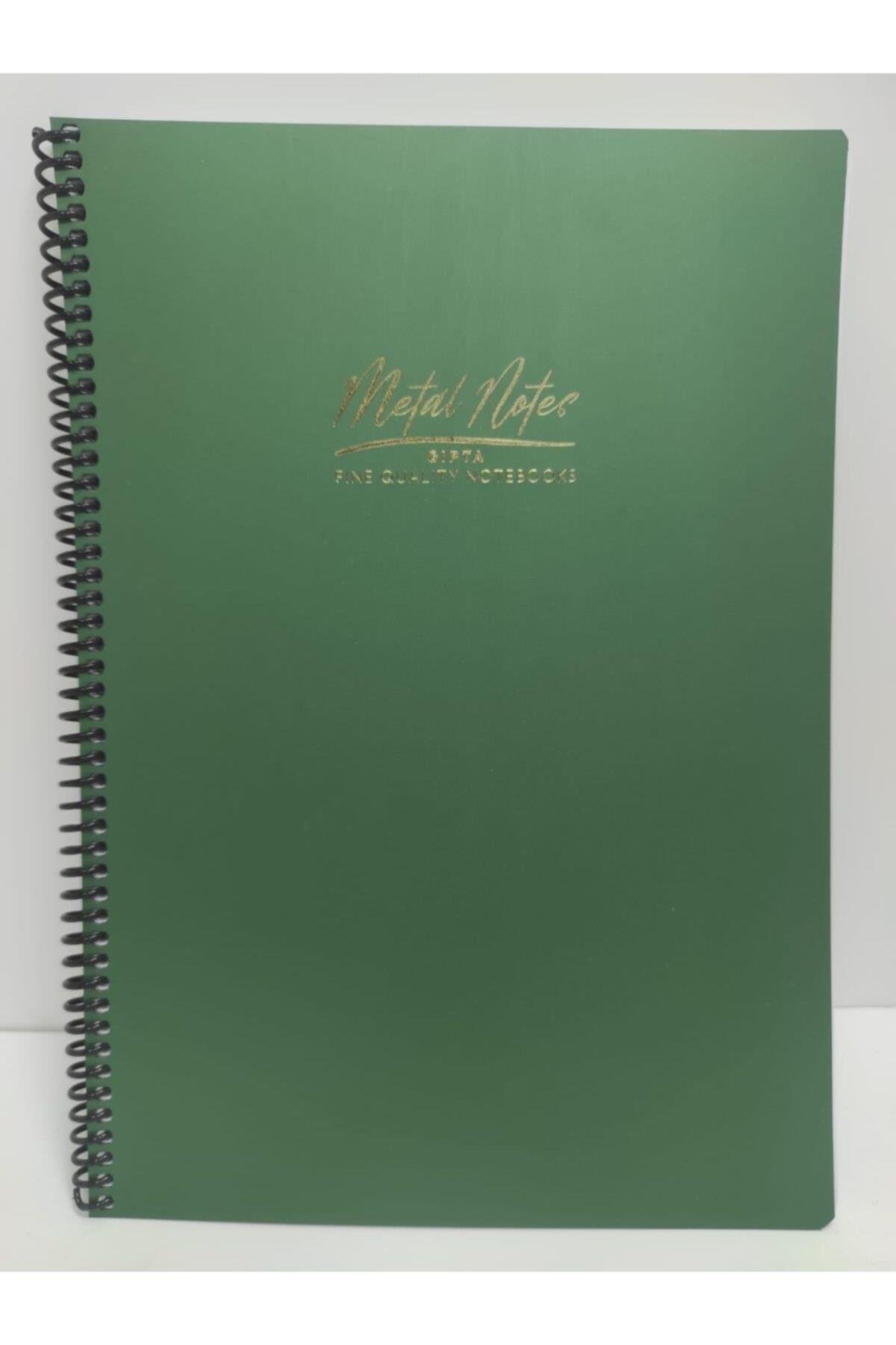 Metal Notes Spiralli Plastik Kapak Defter A4 80 Yaprak Kareli (4470)