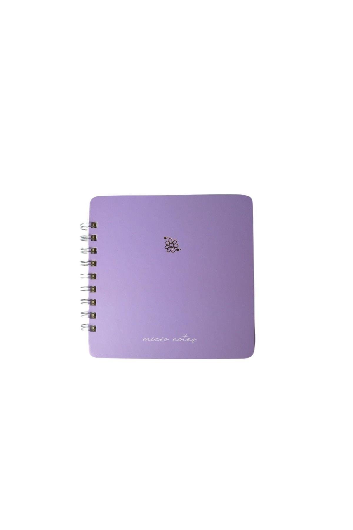 Micro Notes 16x16 100 Yp Çizgili Defter Pastel Mor