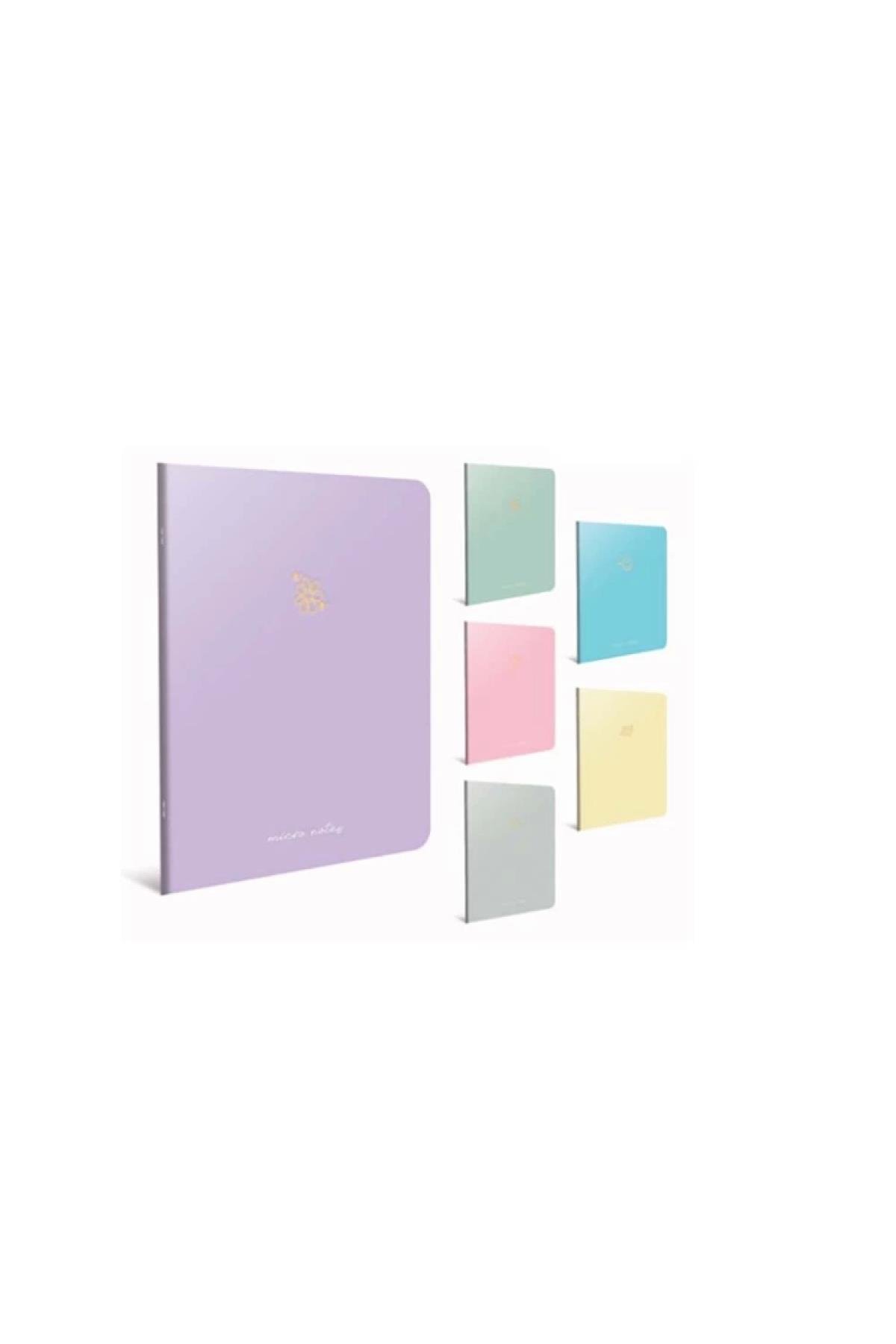 MICRO NOTES KARTON KAPAK 13x21 60YP. ÇİZGİSİZ DEFTER - 5978