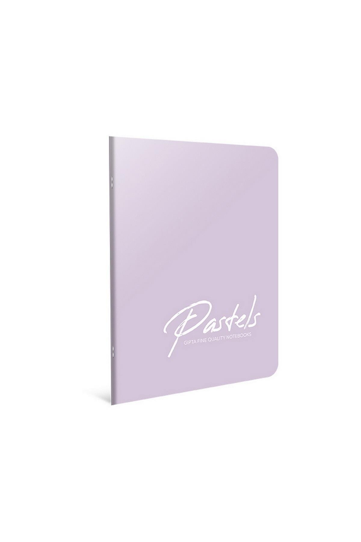 Mor Pastels A4 100 Yaprak Tel Dikişli Plastik Kapak Defter (4120) Çizgili