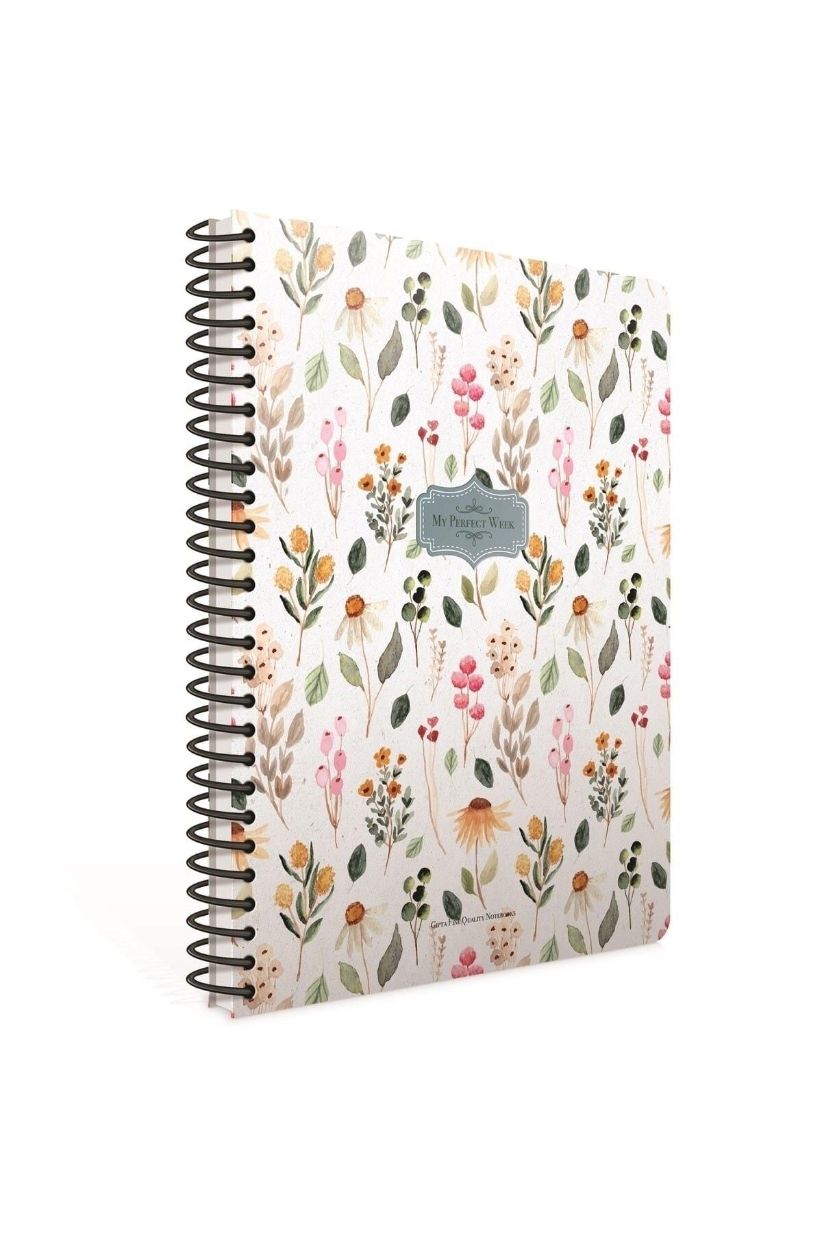 My Perfect Week Haftalık Planlayıcı A5 Spiralli Sert Kapak 120 Yaprak( 2 Adet)