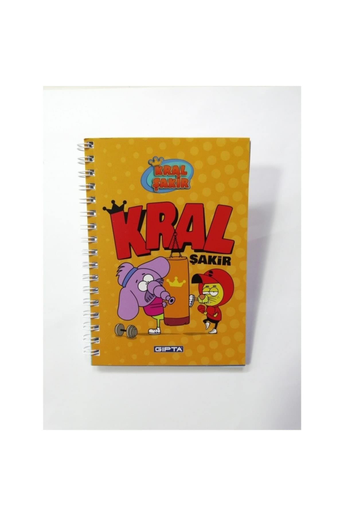 Not Defteri Kral Şakir Spiralli Karton Kapak A6 Küçük Boy 6014 (36 Lı Paket)