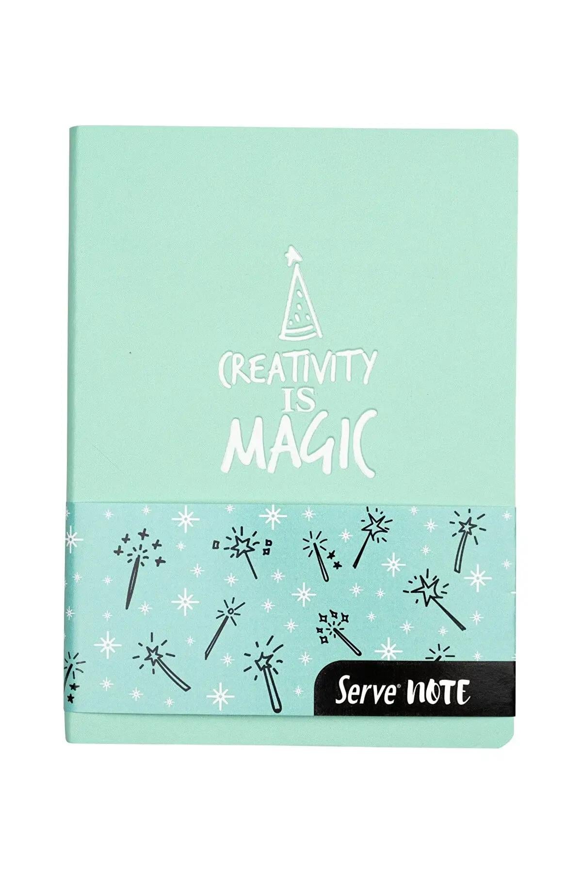 Note 15x21cm 120yp Çizgili Defter Nane Yeşili