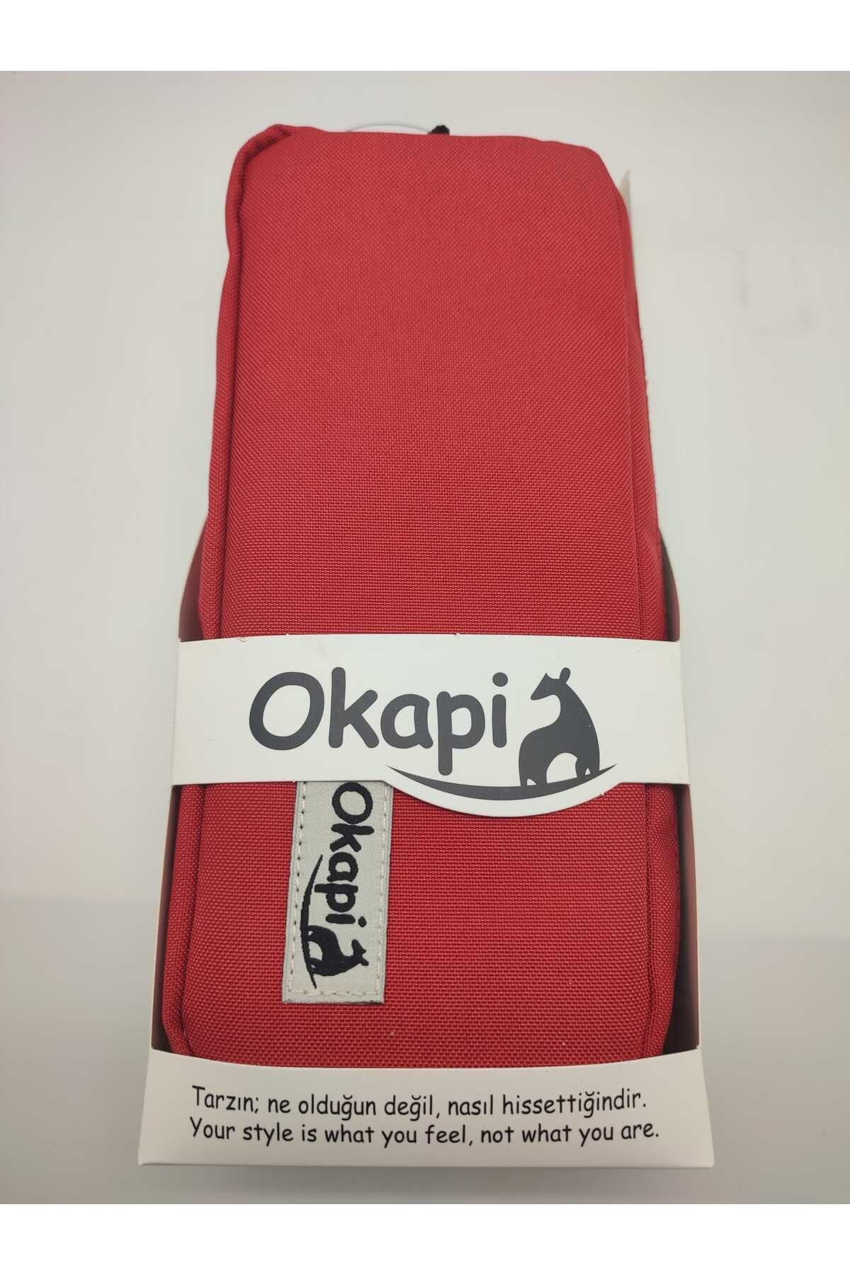 (OKP-108/R) KALEM ÇANTASI KIRMIZI