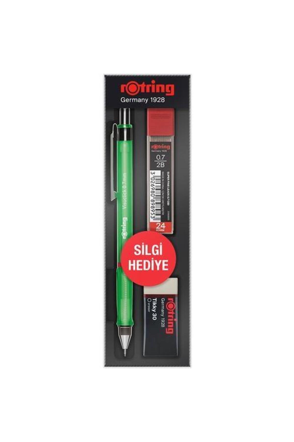 Okul Seti Visuclick Versatil/Min Silgi 0.7 MM Yeşil RO-VK07