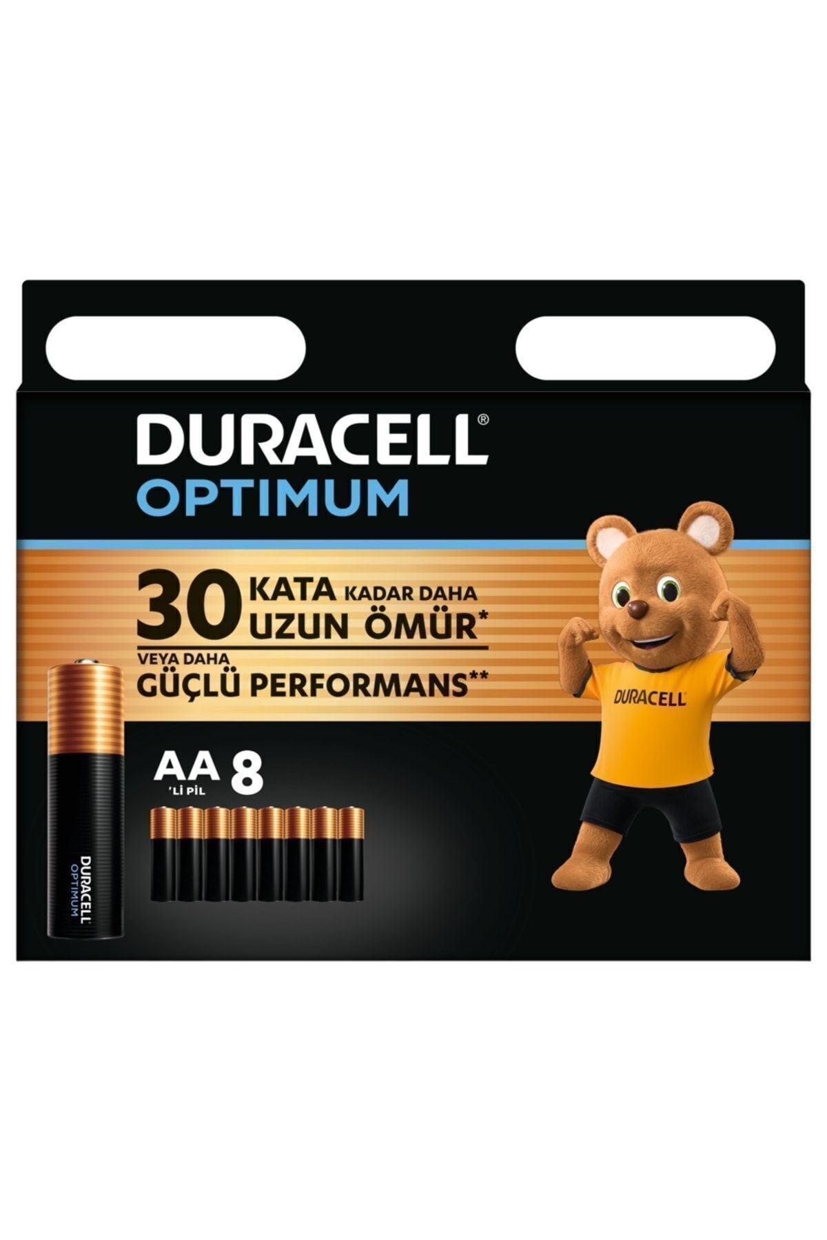 Optimum AA Alkalin Kalem Pil (8’li paket) 1,5V, LR6 MX1500