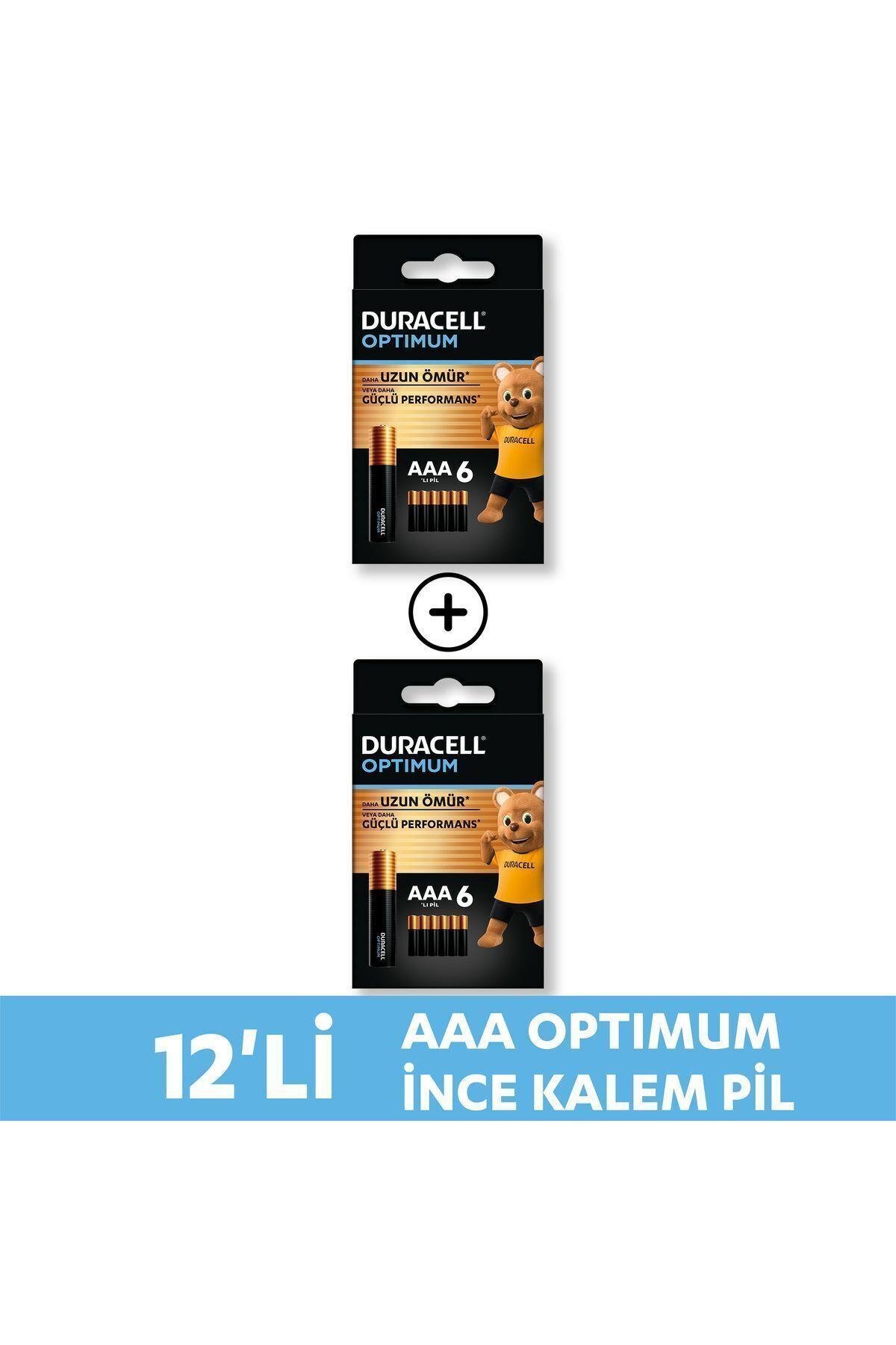 Optimum AAA Alkalin İnce Kalem Pil (12’li paket) 1,5V, LR6 MX1500