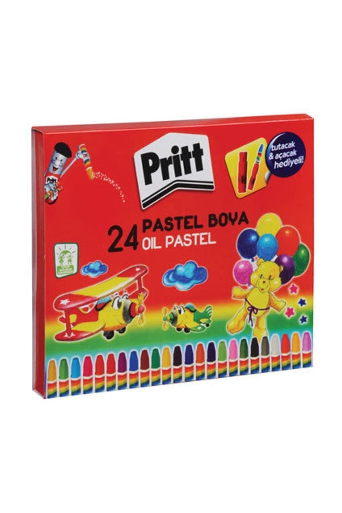 Pastel Boya Karton Kutulu 24'Lü