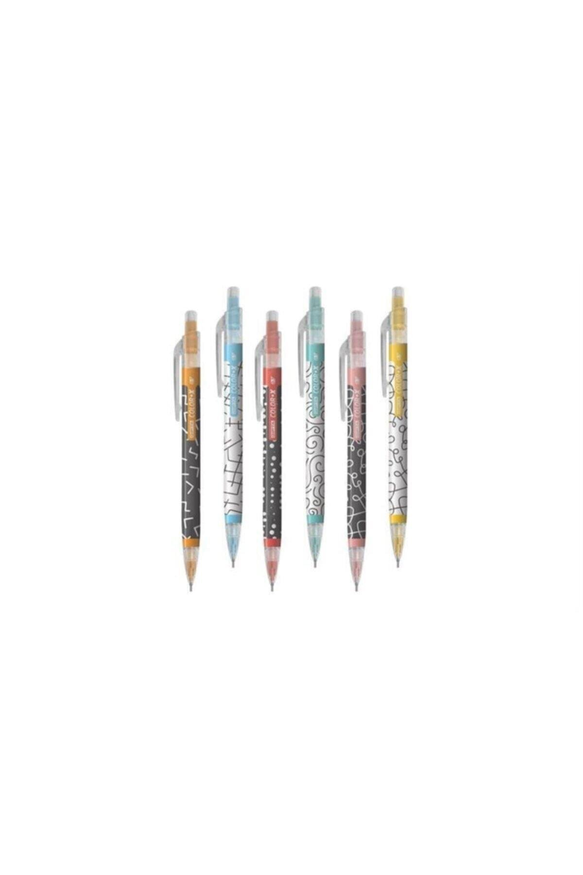 Pastel Kalem Seti 0.7 Uçlu Kurşun Kalem 6 Adet Color-x3 1970