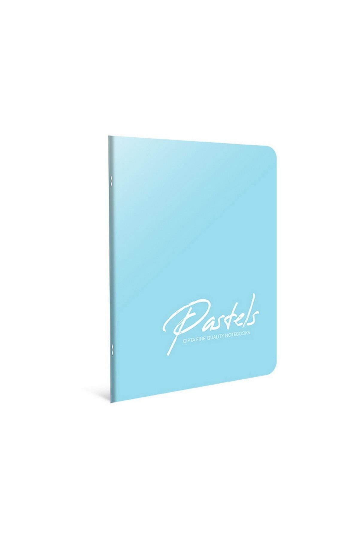 Pastels A4 100 Yaprak Tel Dikişli Plastik Kapak Defter (4120) Çizgili Mavi
