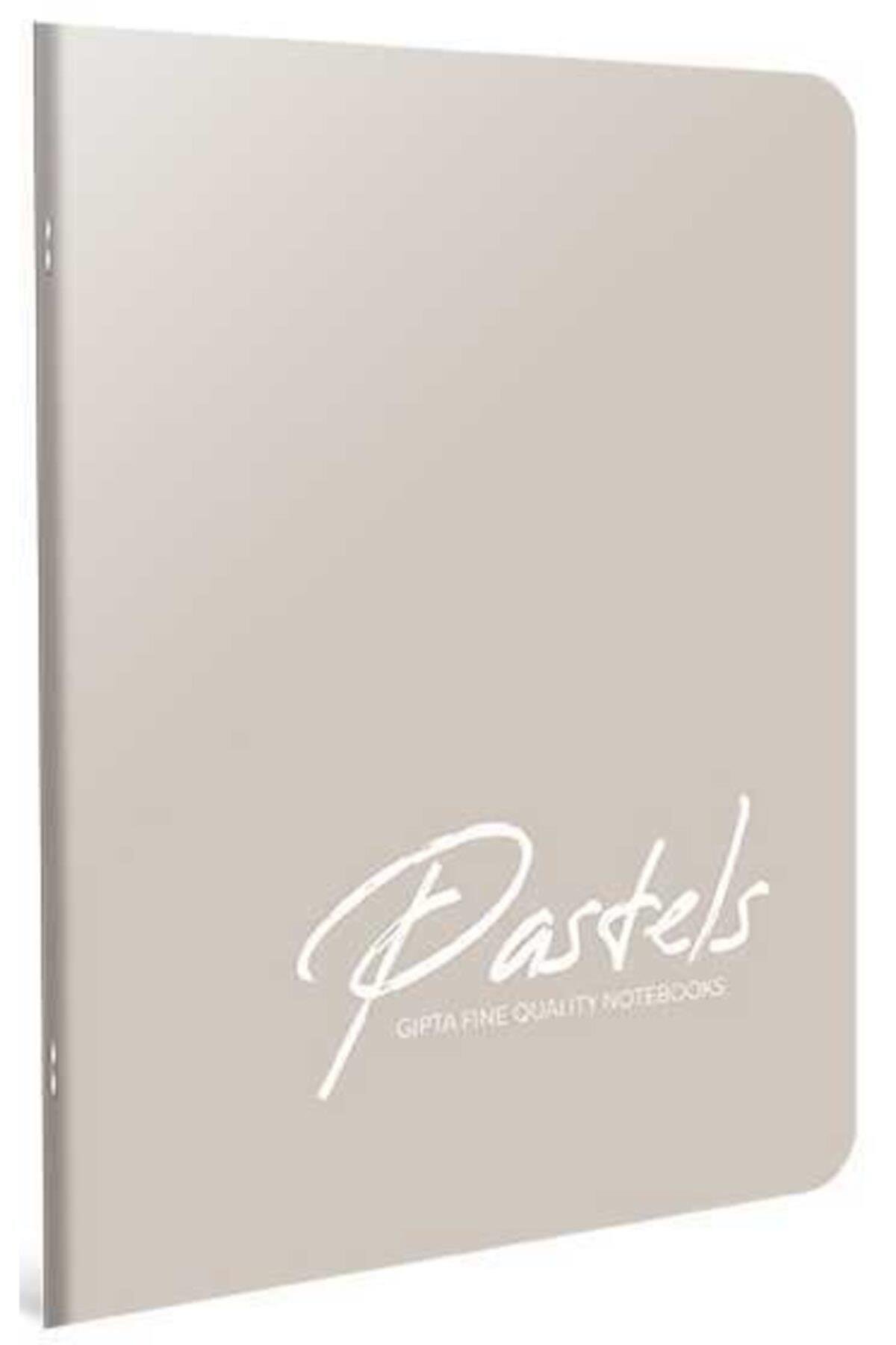 Pastels Tel Dikişli Plastik Kapak Çizgili Defter A4 100 Yaprak