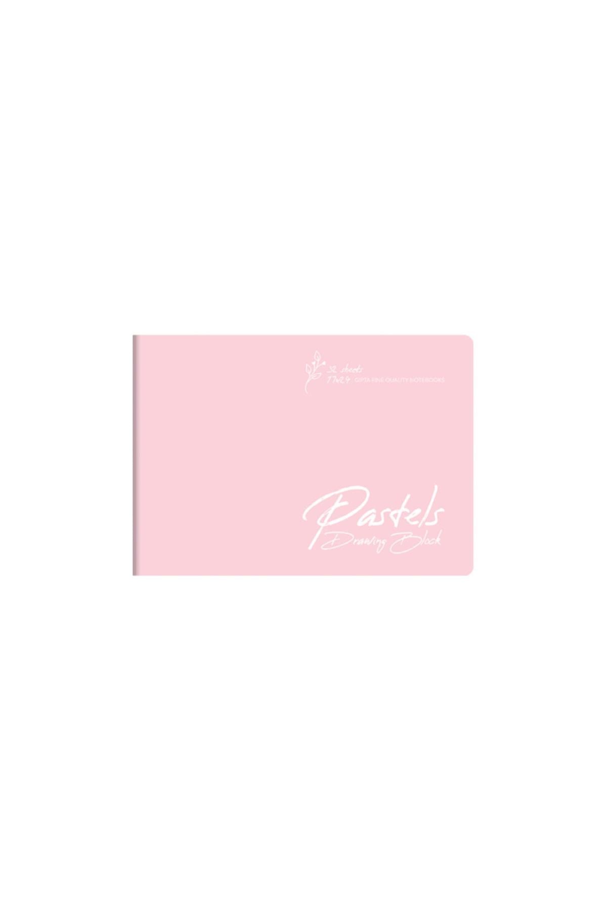 Pastels Tel Dikişli Pp Kapak Resim Defteri 17x24cm 32 Yaprak (12 Li Paket) 4162