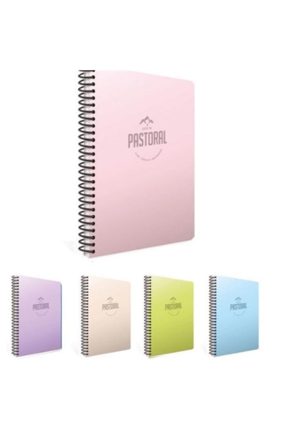 Pastoral A5 Telli Defter Pp Kapak Kareli 72 Yaprak