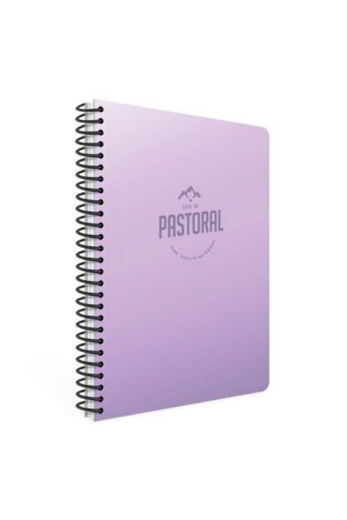 Pastoral Spiralli Pp. Kapak Defter 17x24 96yp. Çizgili Past