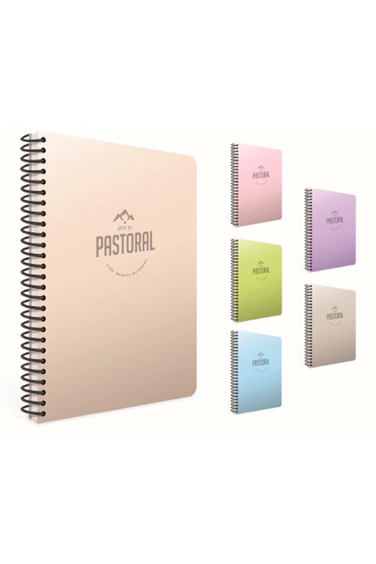 PASTORAL SPİRALLİ PP.KAPAK A4 40 YP. ÇİZGİLİ DEFTER
