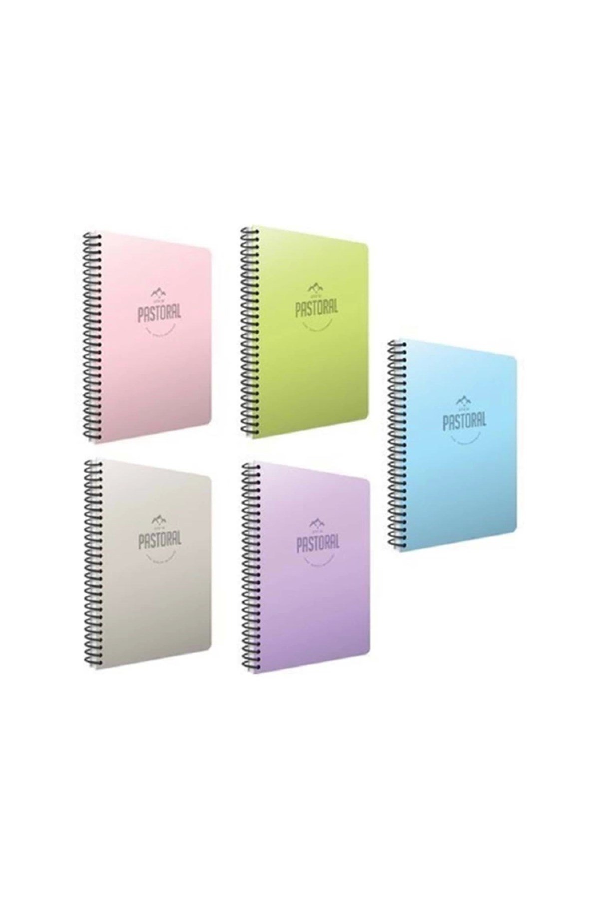 PASTORAL SPİRALLİ PP.KAPAK A4 40 YP. KARELİ DEFTER