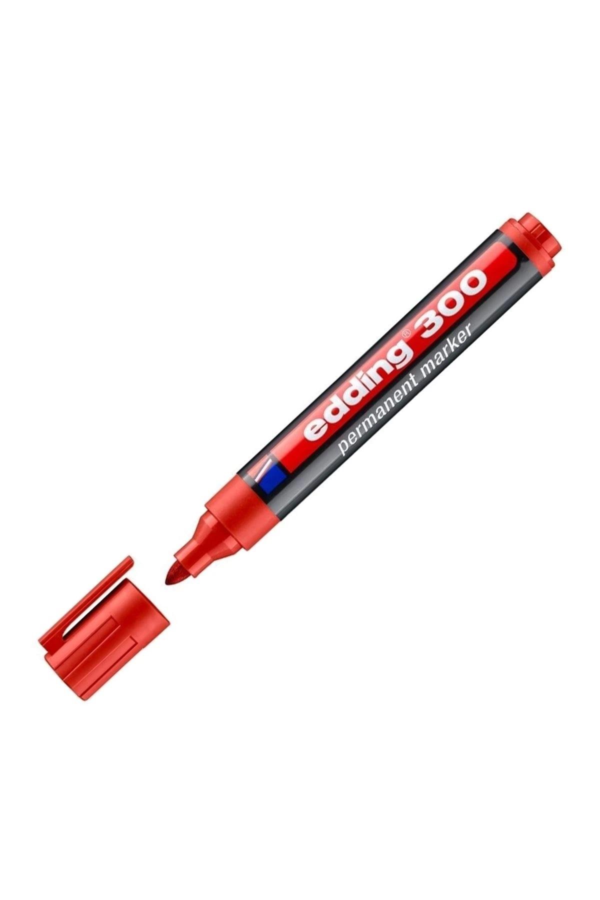 Permanent Markör E-300 Kırmızı