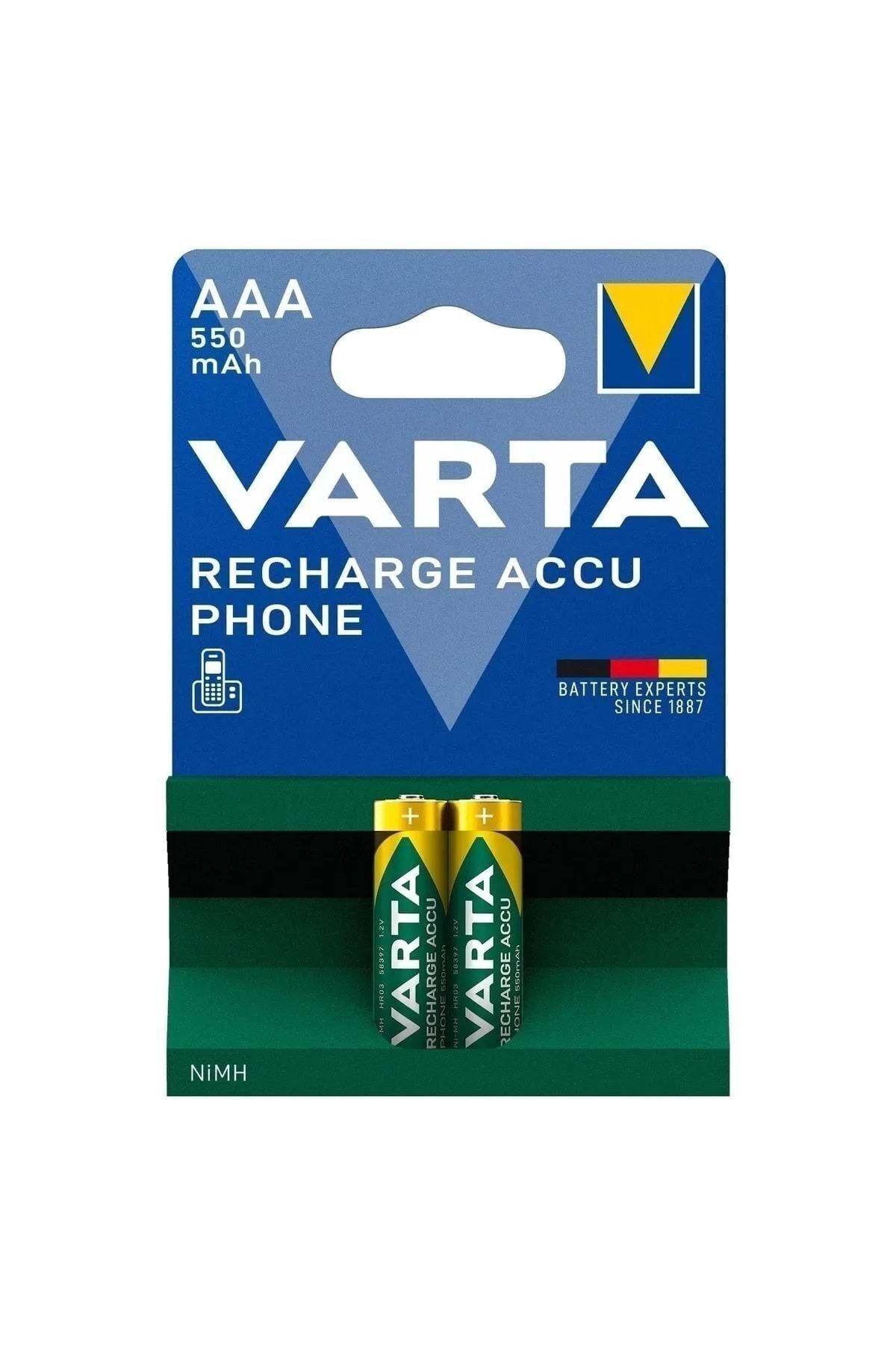 Pil Rech Accu Pho 2 Li AAA 550 Mah
