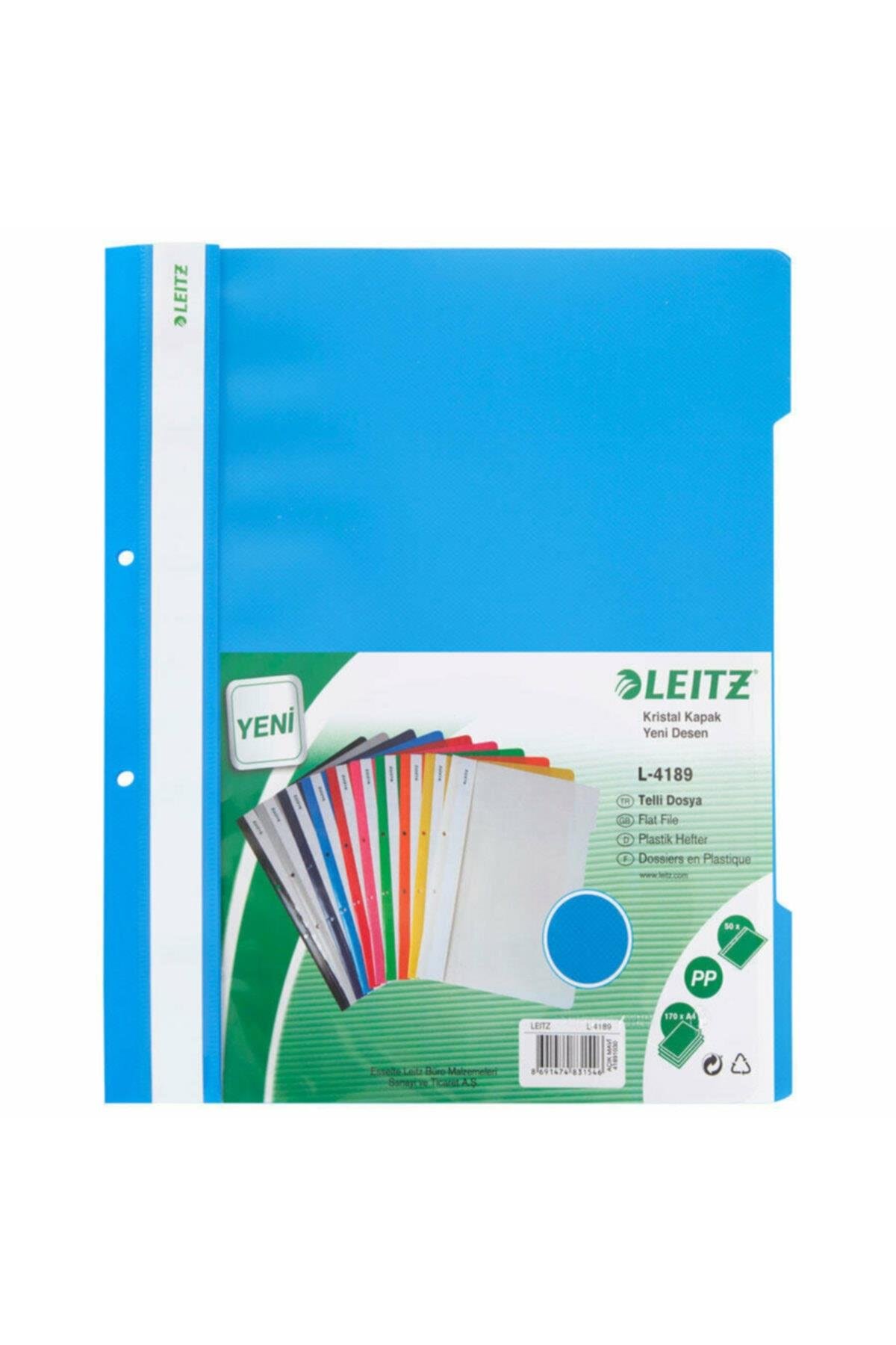 Plastik Telli Dosya 50'li Paket