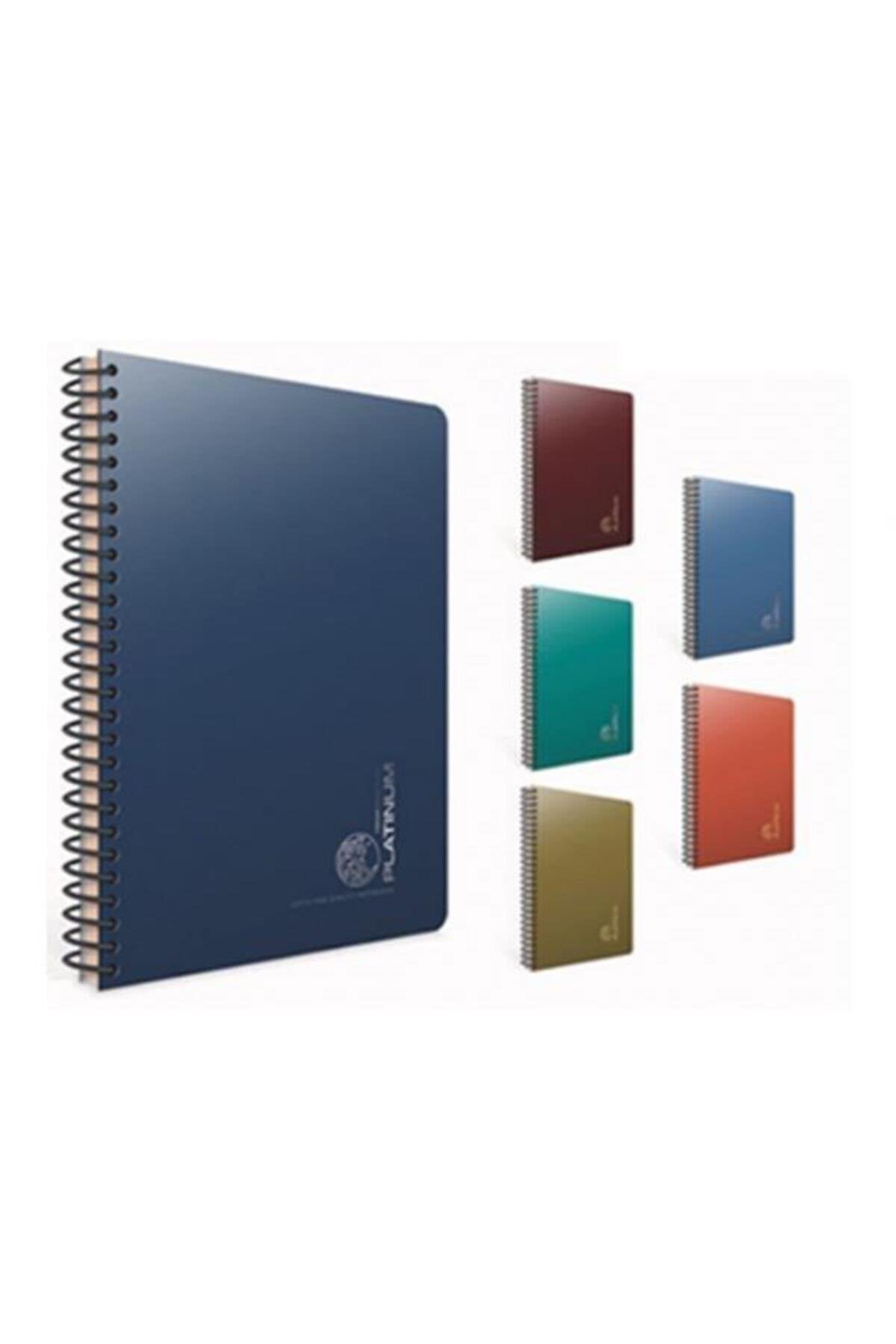 Platinum A4 Çizgili Spiralli Sert Kapak 80 Yaprak Defter