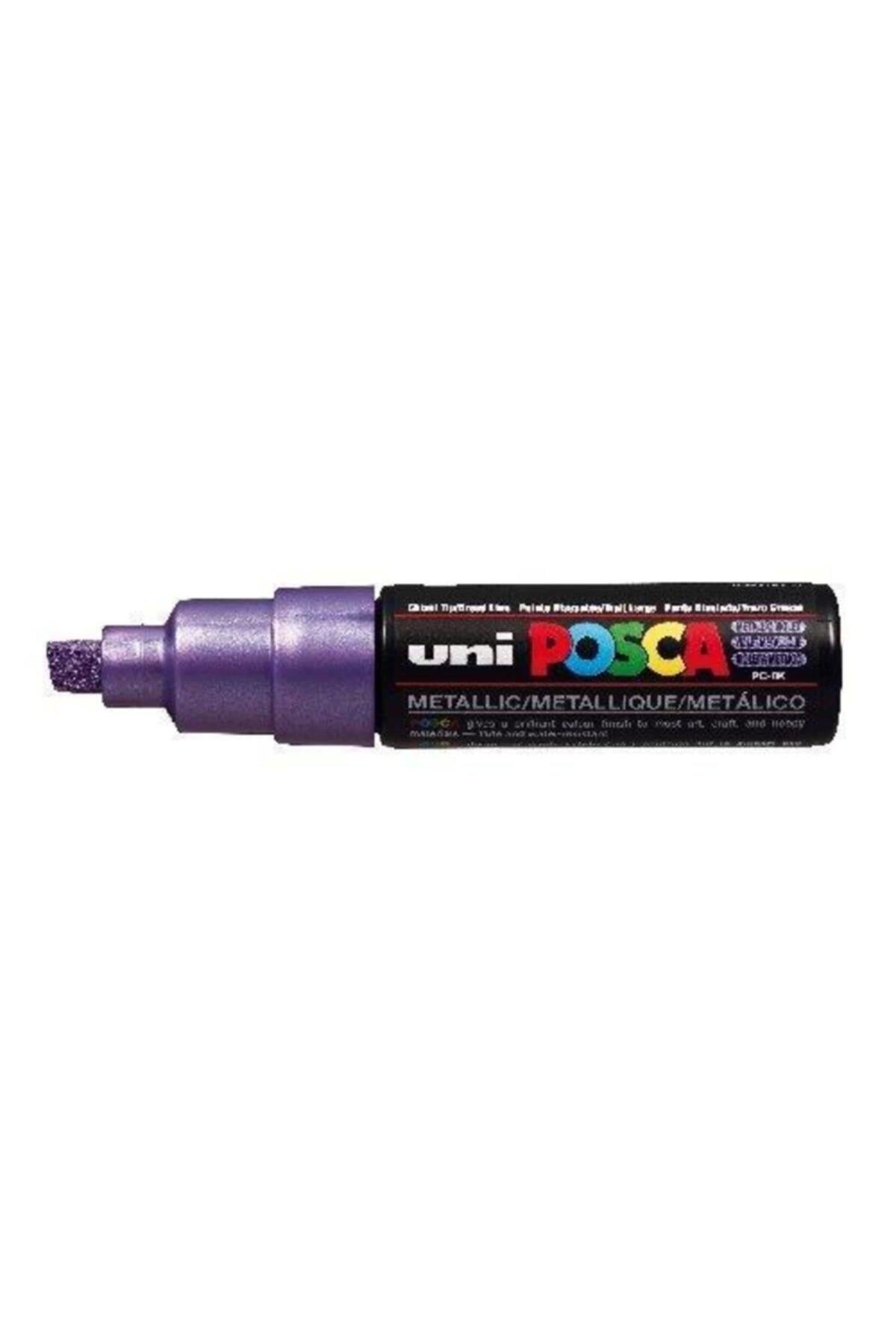 Posca PC-8K Boyama Markörü 8 mm Kesik Uç METALİK MOR