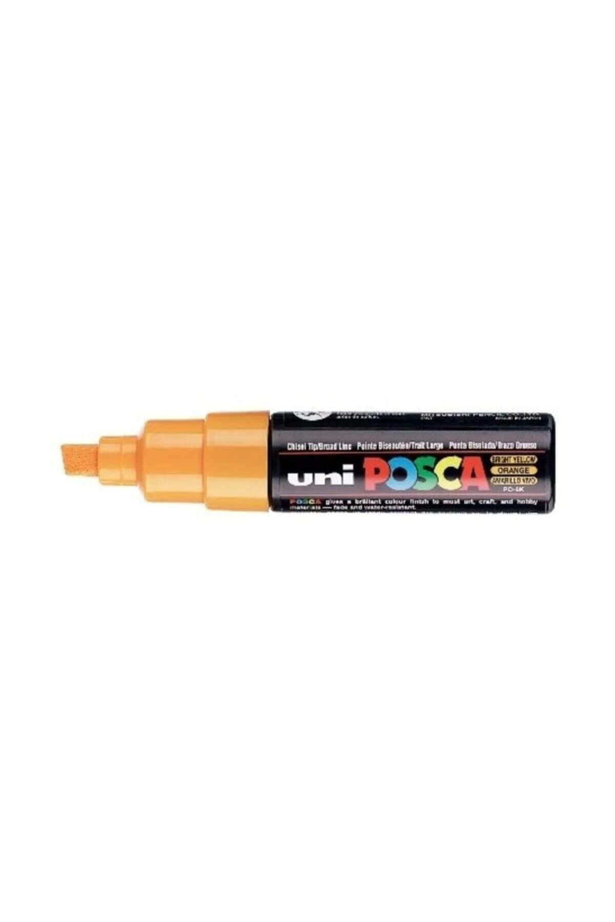 Posca Pc-8k Boyama Markörü 8 Mm Kesik Uç Parlak Sarı