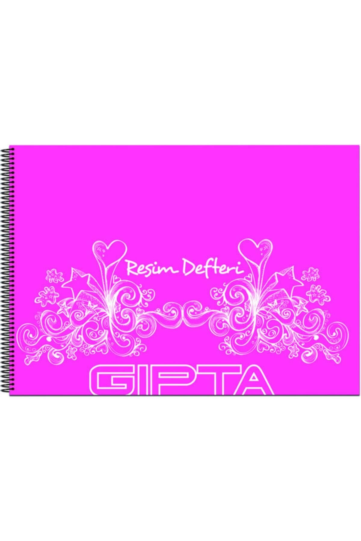 Pp Kapak Spiralli Resim Defteri 25x35cm 25 Yaprak (6 Lı Paket) 1772