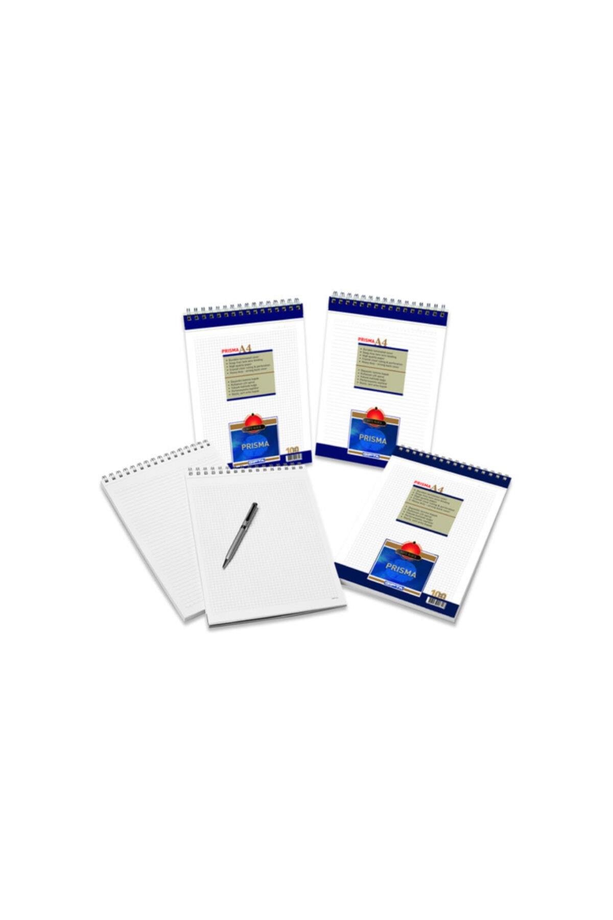 Prisma Spiralli Karton Kapak A5 100 Yaprak Kareli Defter