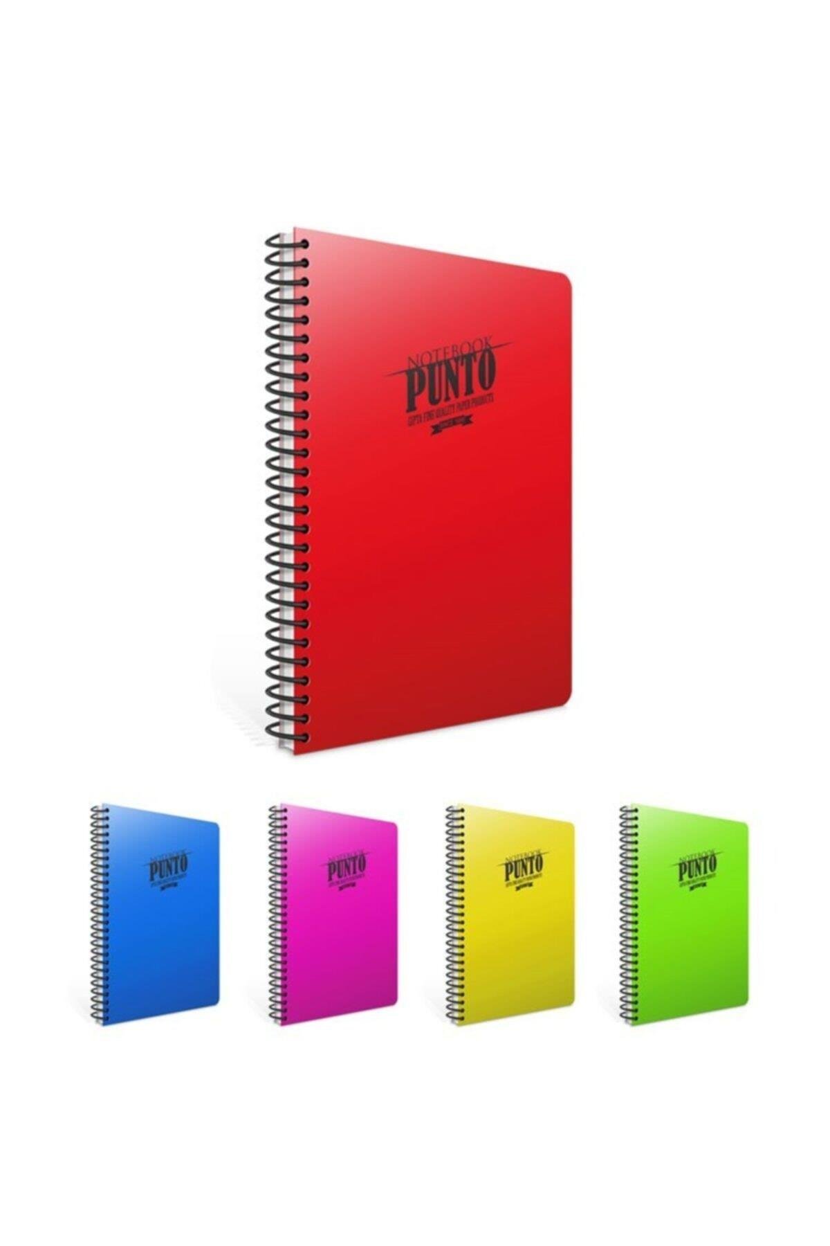 Punto A4 100 Yaprak Pp Kapak Spiralli Defter (3385) Çizgisiz