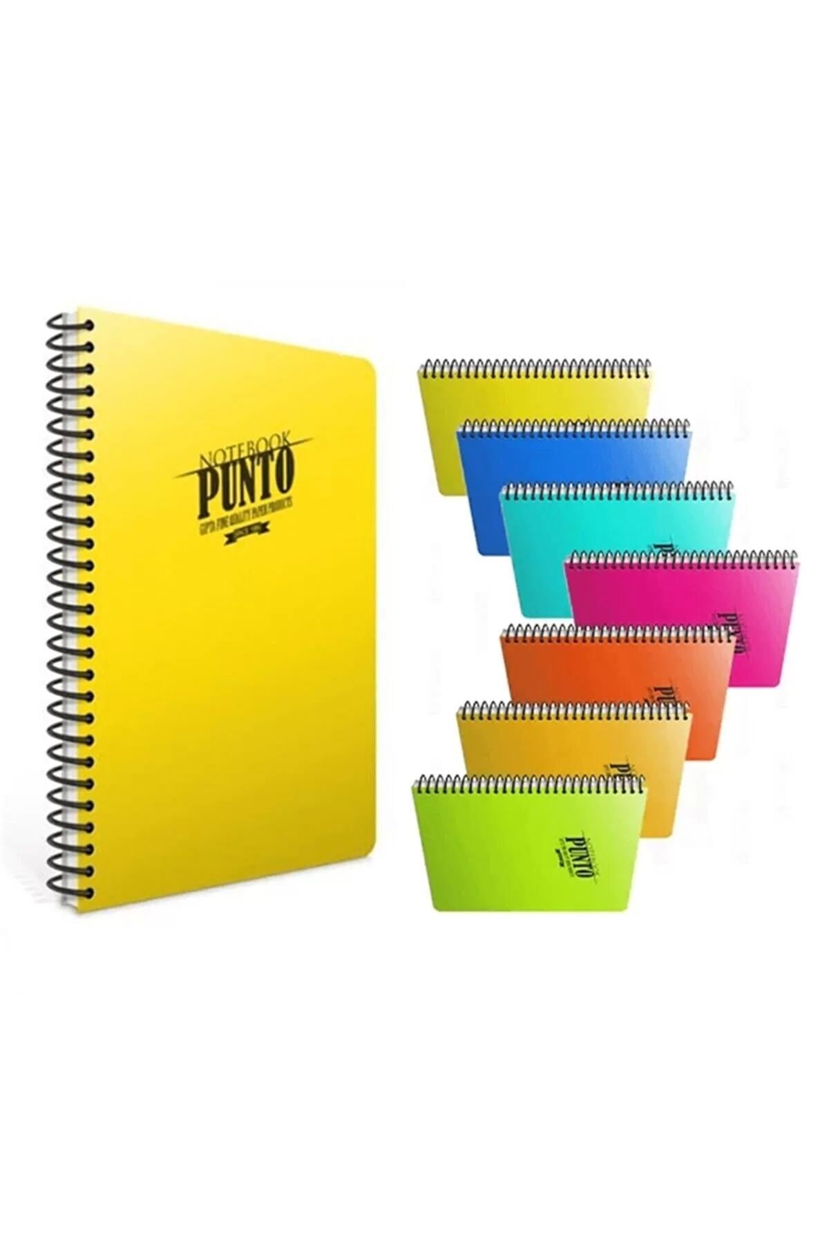 Punto Spiral Pp Kapak Defter (a4) 120 Yaprak ( Kareli )