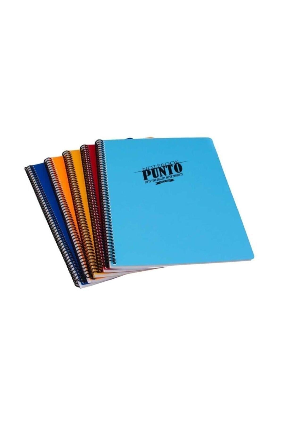 Punto Spiral Pp Kapak Defter (a4) 80 Yaprak ( Çizgisiz )