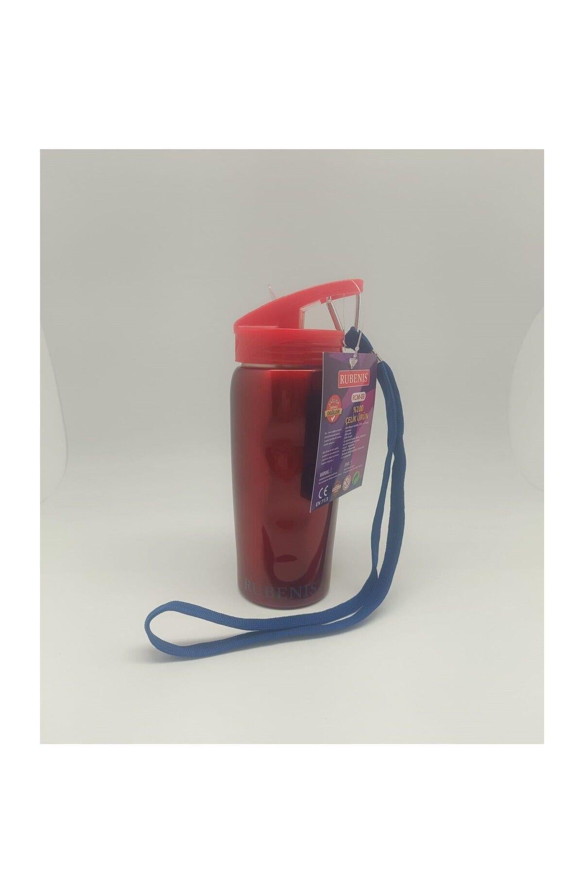 Rcm-03 500ml Parmak Izli Çelik Matara Kırmızı 1 Adet