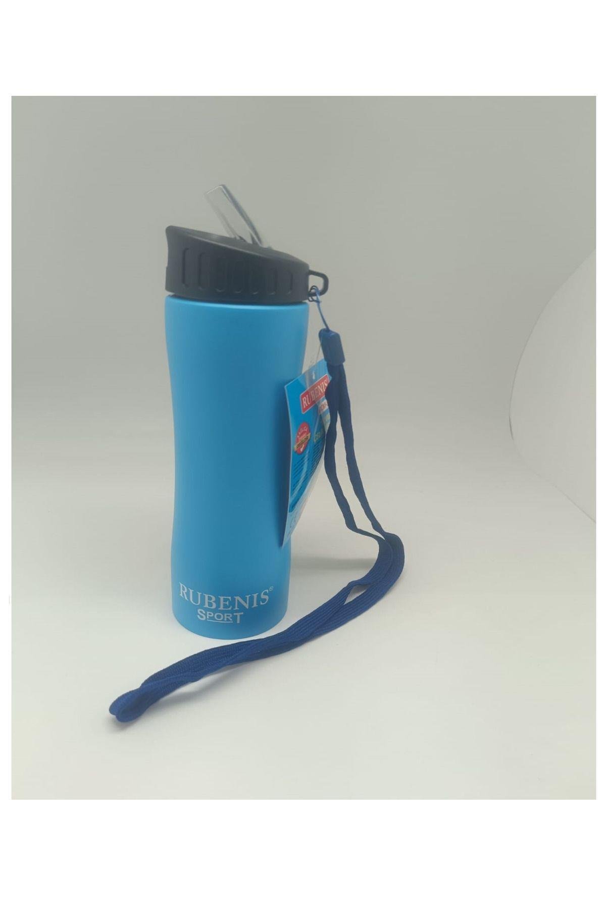 Rcm-04 500ml Ince Gövde Çelik Matara Açık Mavi 1 Adet