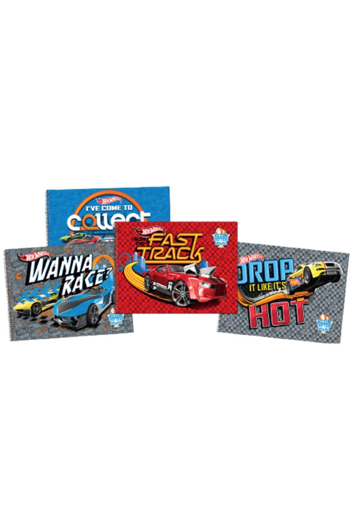 Resim Defteri Spiralli 15 Yaprak 25x35 Hot Wheels 5437