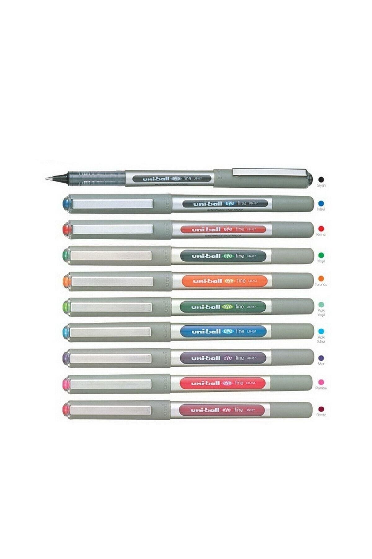 Roller Kalem 10 Eye Broad Jel Bilye Uç İmza Kalemi 1.0 MM Mavi UB-150