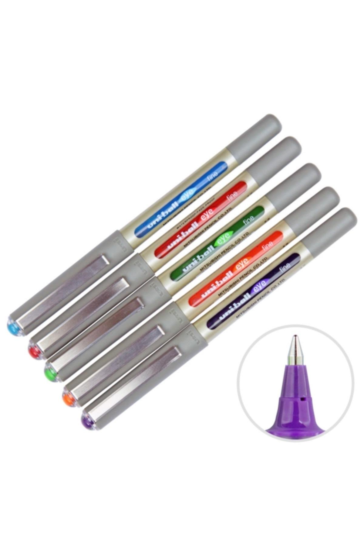 Roller Kalem Eye Fine Bilye Uç 0.7 MM 5 Li Karışık Renk UB-157