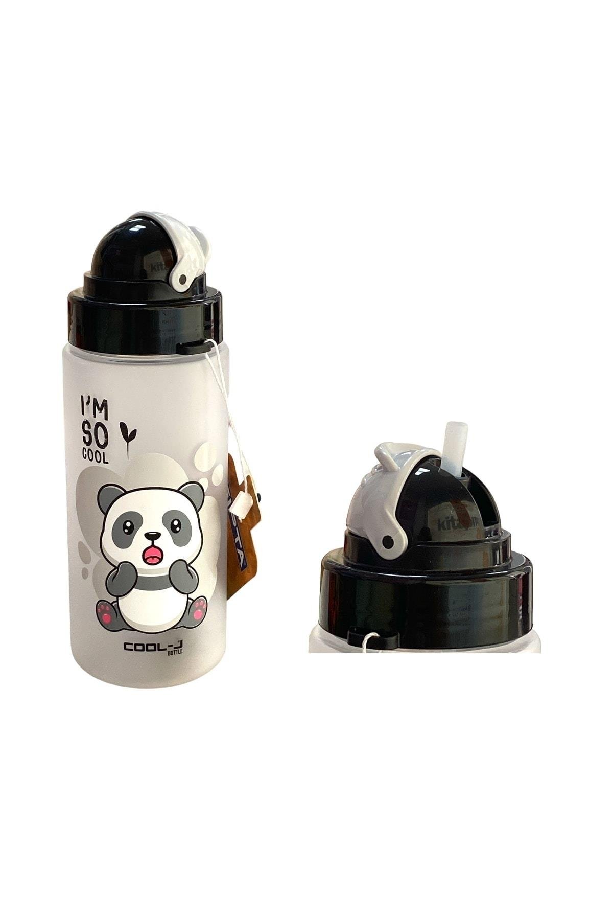 Sablaj Desenli Nice Tritan Matara 500 Ml - Panda