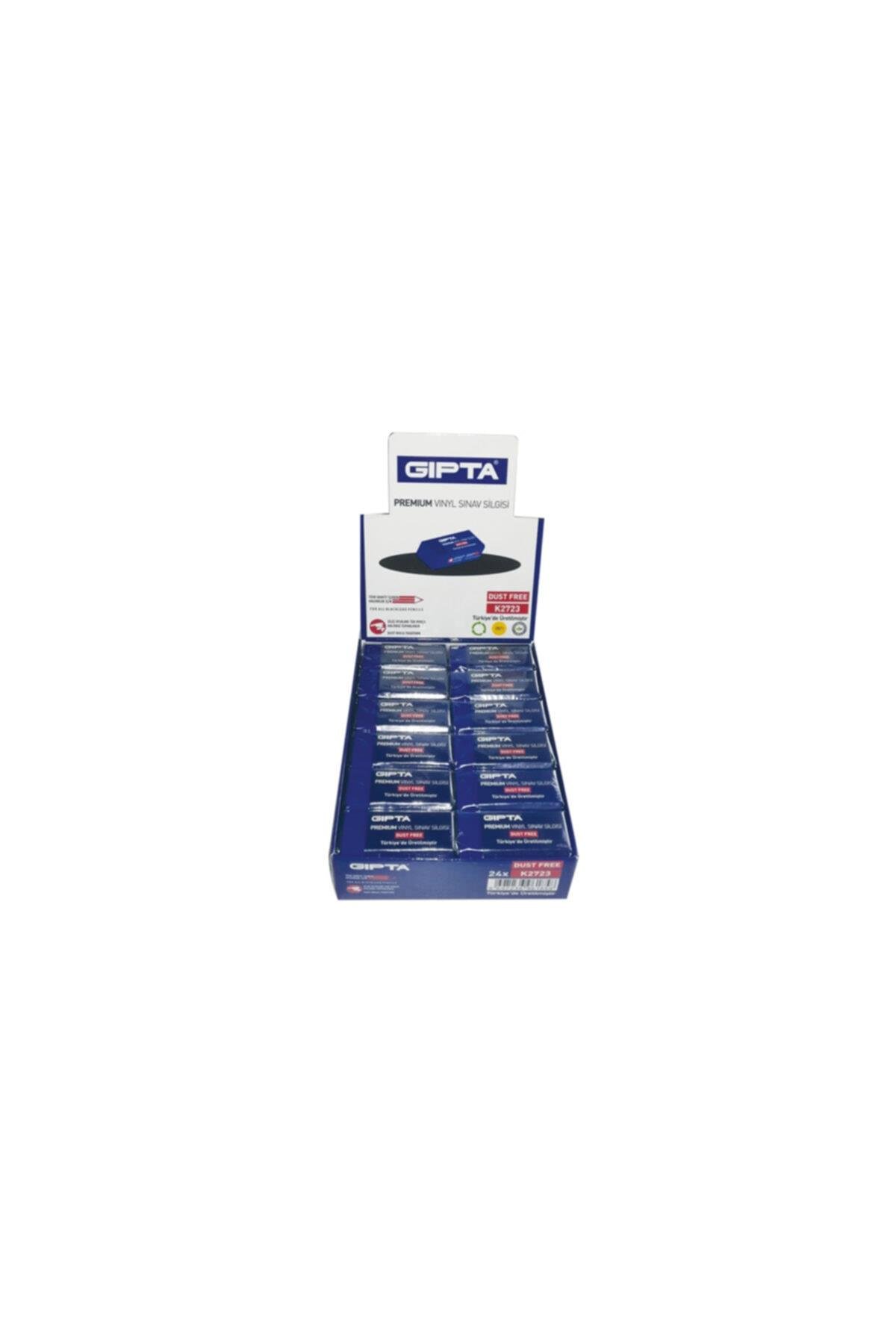 Silgi Premium Sinav Silgisi Dust Free Mavi (24 Lü Paket) K2723