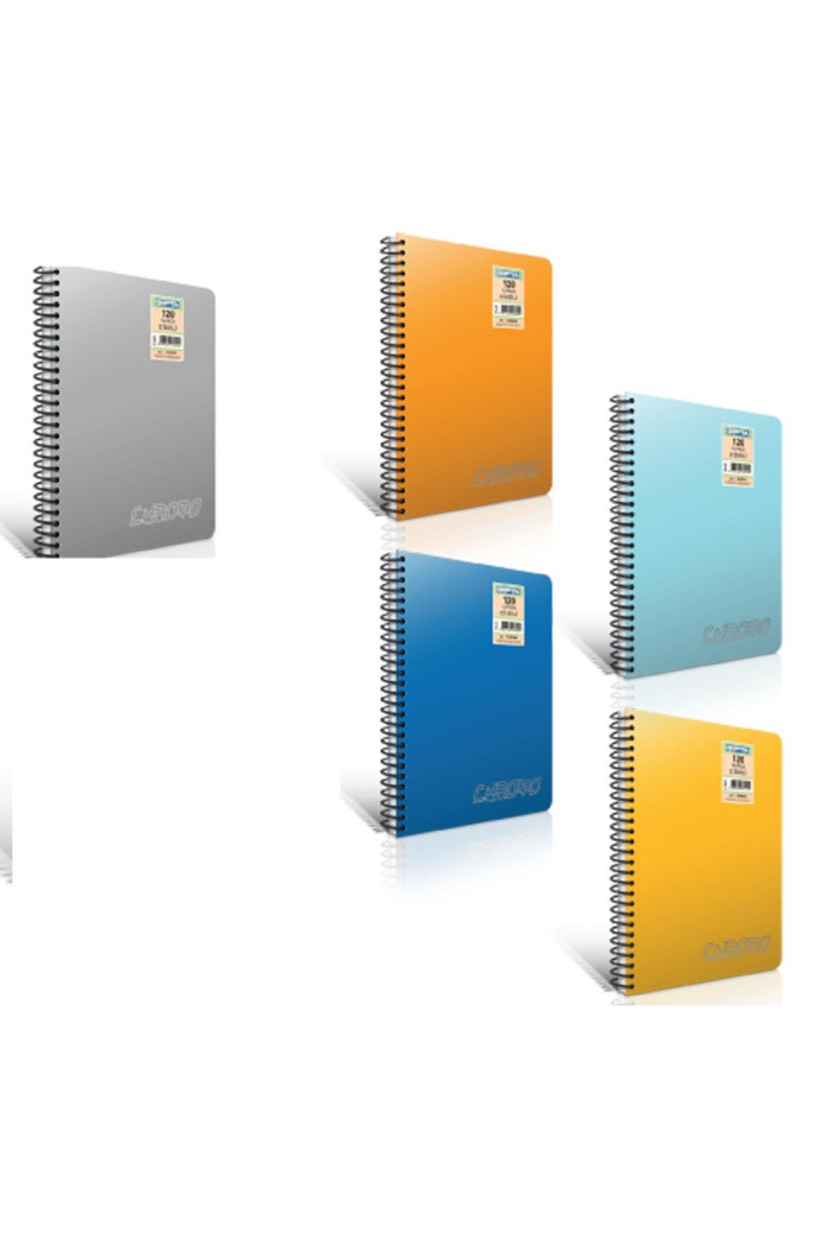 Spiralli Defter Chromo Plastik Kapak Çizgisiz 100 Yp A4 (12 Adet)2065