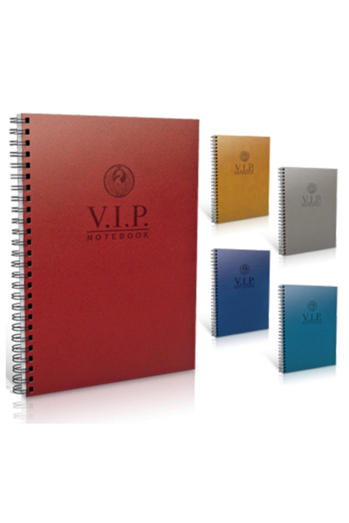 Spiralli Defter Vıp Deri Kapak Kareli 140 Yp A4 V.ı.p 1081