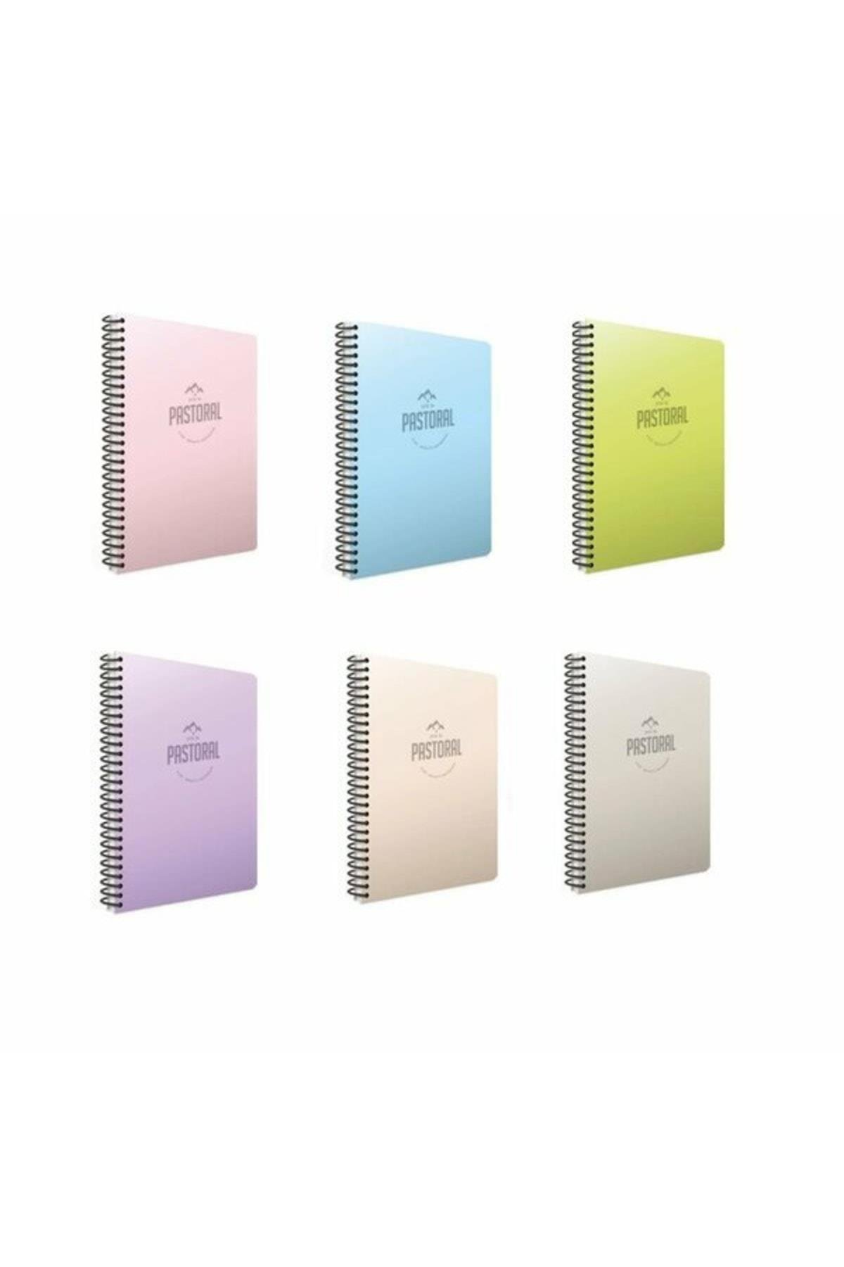 Spiralli Pp.kapak Pastoral Defter A4 72/4 7248 1 Adet
