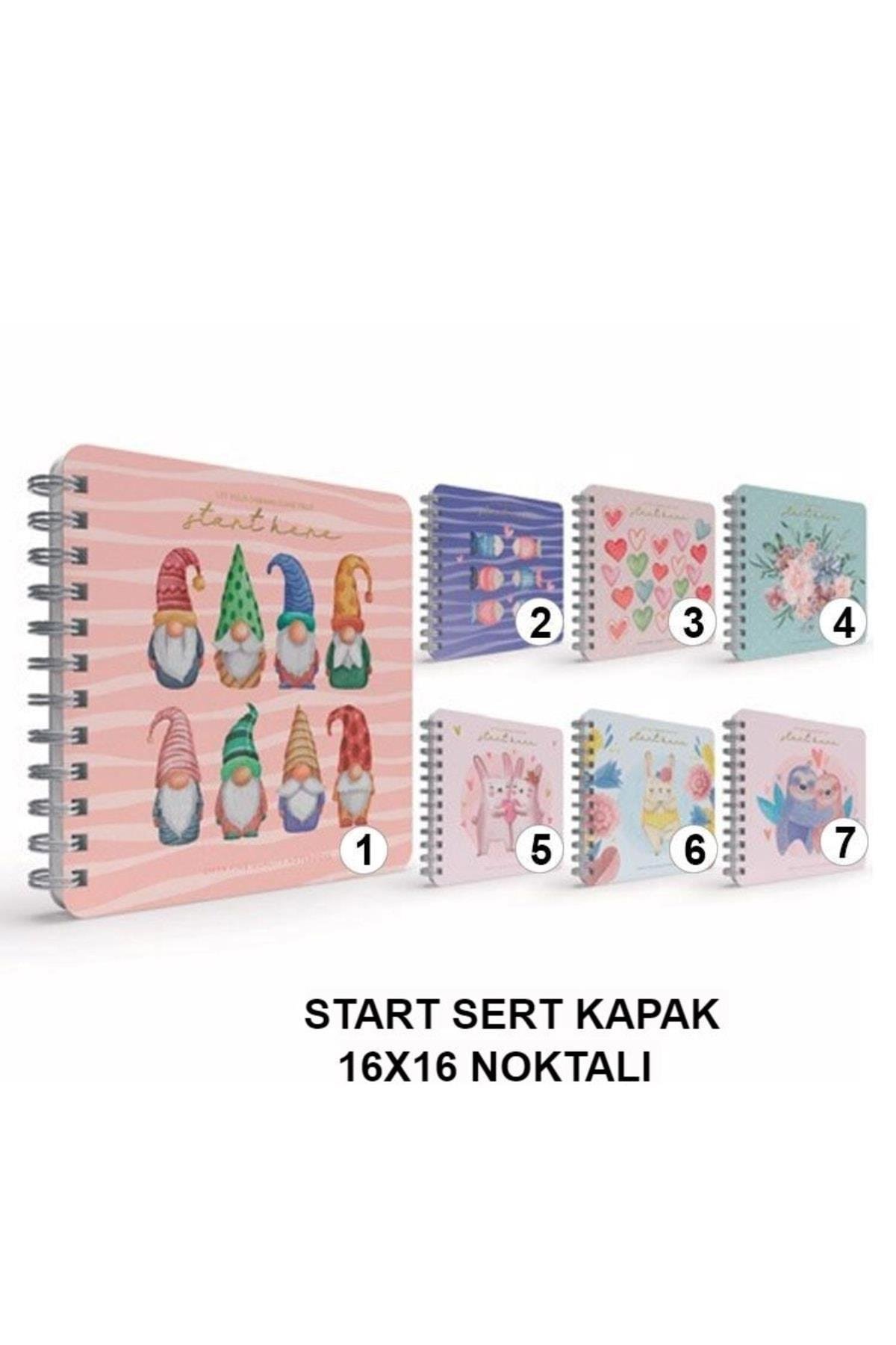 Start Spiralli Sert Kapak Start 16x16 100 Yp. Noktalı