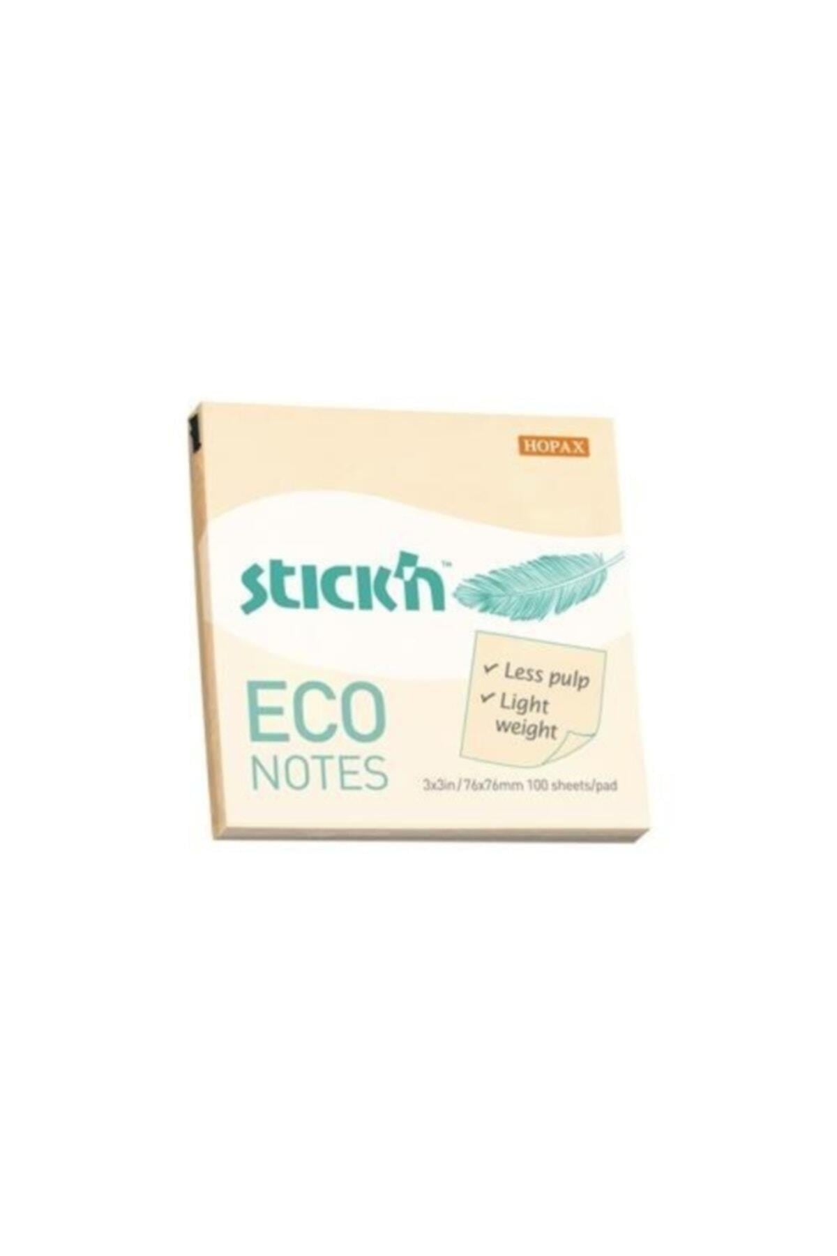 Stıckn ( 76*76 ) Eco Notes Patel Sarı 100 Yaprak
