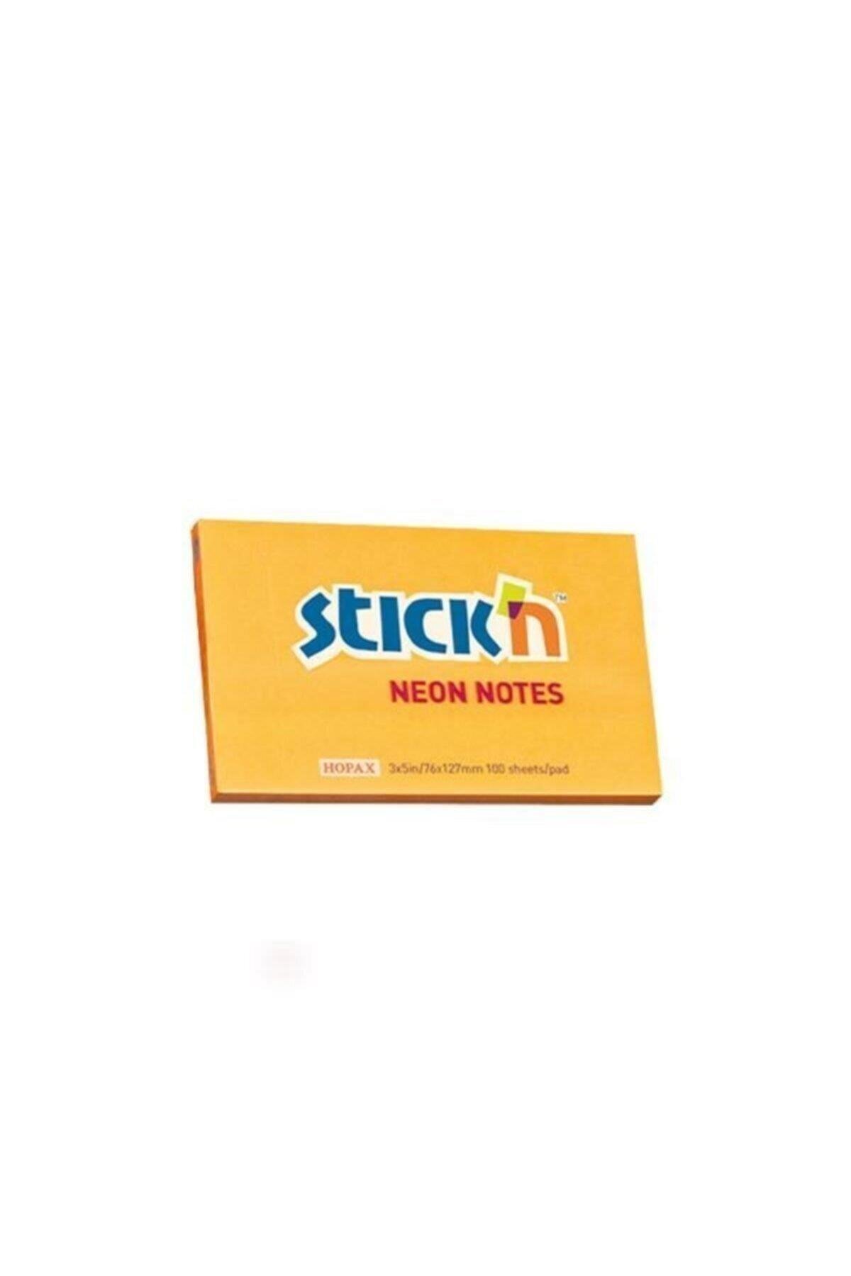 Stıckn Not Kağ. Neon Turuncu 76x127mm 100y